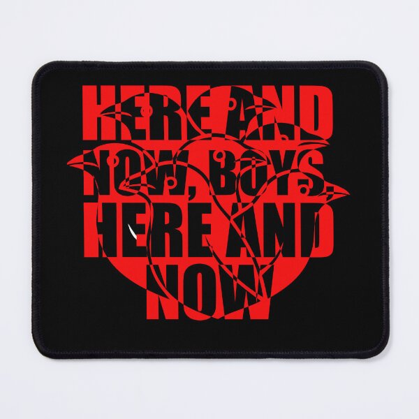 Item preview, Here and Now Boys – Bold Typographic Graphic Tee designed and sold by Technohippy Tees.