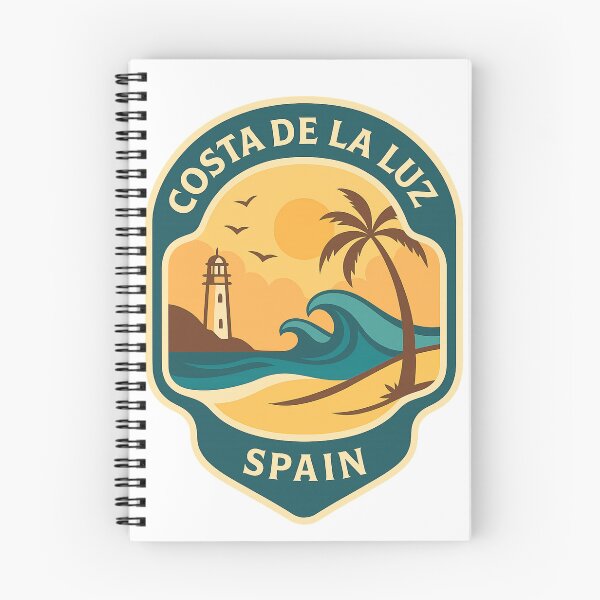 Item preview,  Sunset at Costa de la Luz – Lighthouse and Palm Tree Coast designed and sold by Aryabek.