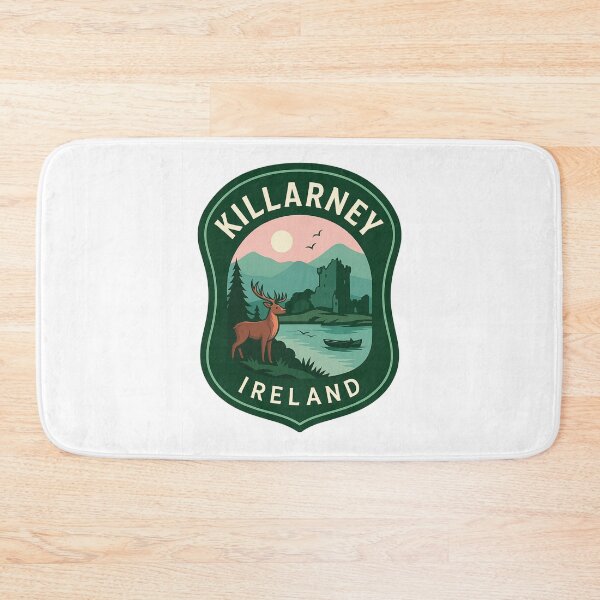 Item preview,  Killarney, Ireland – Lakeside View with Deer and Ross Castle designed and sold by Aryabek.