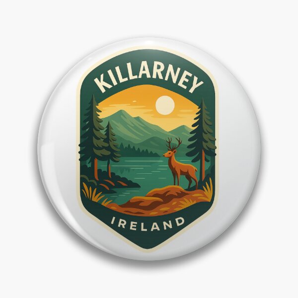 Item preview,  Killarney, Ireland – Lakeside Deer and Mountain Scene designed and sold by Aryabek.