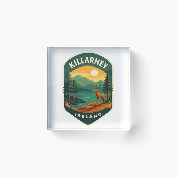 Item preview,  Killarney, Ireland – Lakeside Deer and Mountain Scene designed and sold by Aryabek.