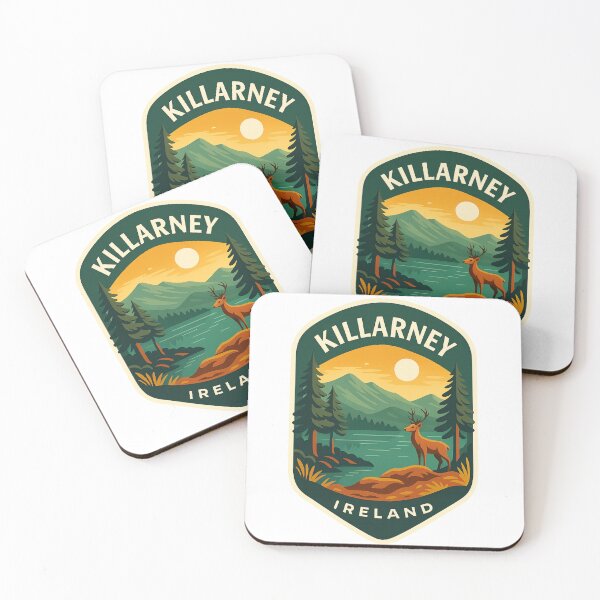 Item preview,  Killarney, Ireland – Lakeside Deer and Mountain Scene designed and sold by Aryabek.