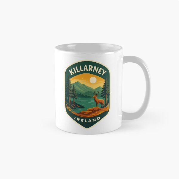 Item preview,  Killarney, Ireland – Lakeside Deer and Mountain Scene designed and sold by Aryabek.