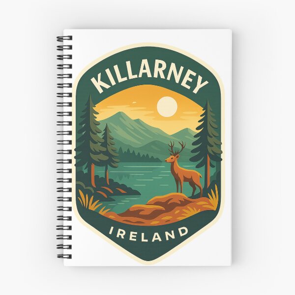 Item preview,  Killarney, Ireland – Lakeside Deer and Mountain Scene designed and sold by Aryabek.