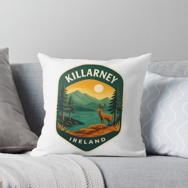 Item preview,  Killarney, Ireland – Lakeside Deer and Mountain Scene designed and sold by Aryabek.