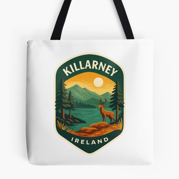 Item preview,  Killarney, Ireland – Lakeside Deer and Mountain Scene designed and sold by Aryabek.