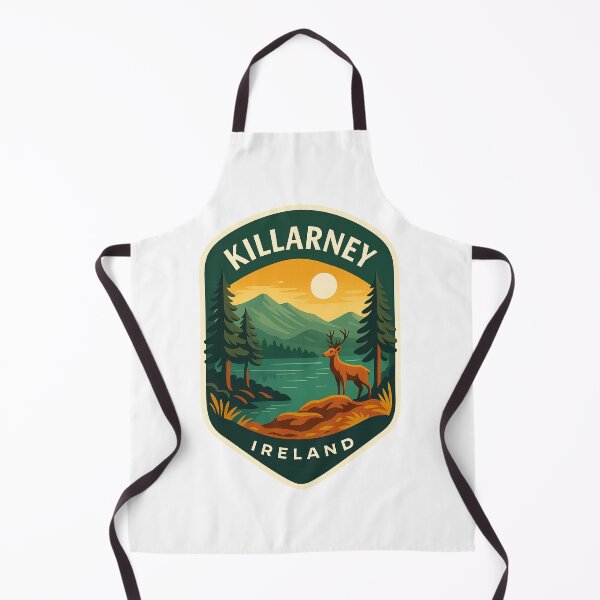 Item preview, Killarney, Ireland – Lakeside Deer and Mountain Scene designed and sold by Aryabek.