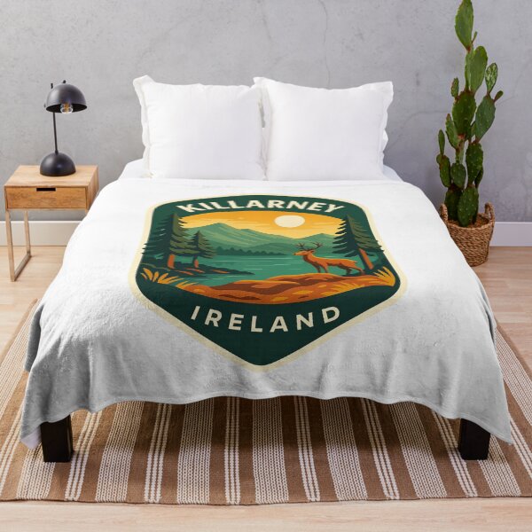 Item preview,  Killarney, Ireland – Lakeside Deer and Mountain Scene designed and sold by Aryabek.