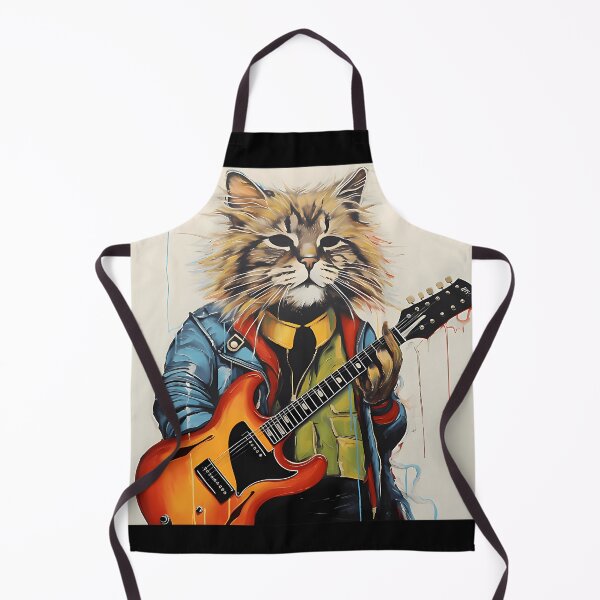 Item preview, Cat Guitarist designed and sold by AnssiHuopainen.