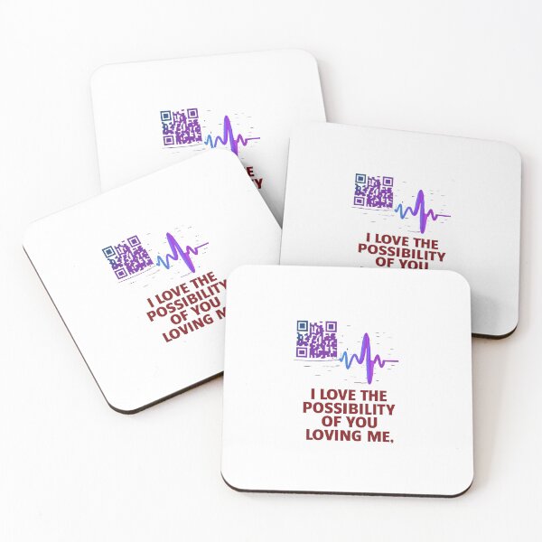 Item preview, “Glitch Heart – QR Code Love Possibility Design” designed and sold by Aucia.