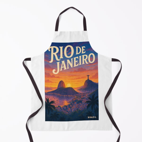 Item preview, Rio de Janeiro, Brazil – Sugarloaf and Christ the Redeemer at Sunset designed and sold by Aryabek.