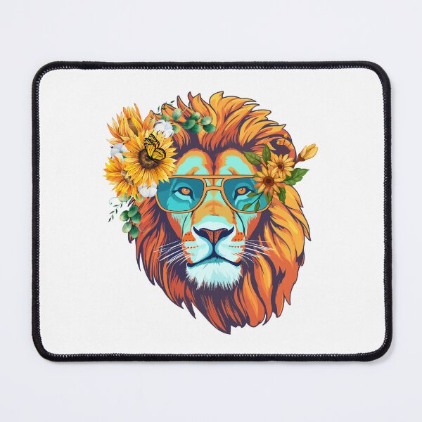 Item preview, Floral Sunglasses Lion designed and sold by yuki-hana.