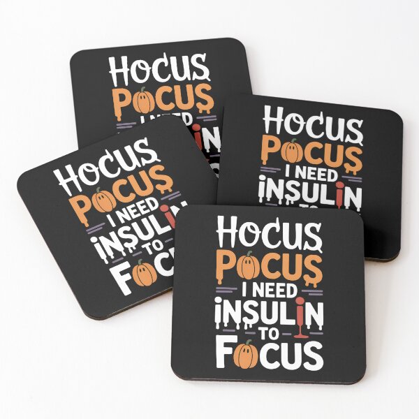 Item preview, Hocus Pocus I Need Insulin to Focus - Perfect gift for anyone living with diabetes, type 1 warriors, caregivers, and those who love Halloween humor. designed and sold by ZyziowskyArt.