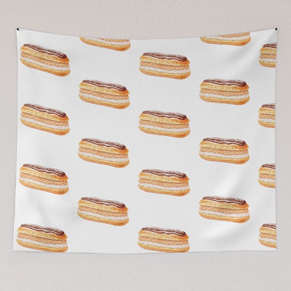 Item preview, Éclair – French Dessert Illustration designed and sold by BobaBunny76.