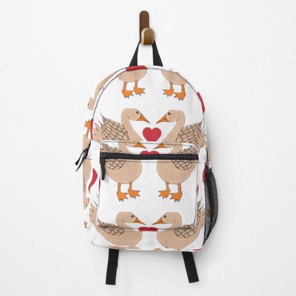 Item preview, Lovebirds Forever – Cute Goose Heart Pattern designed and sold by BulletKitty82.