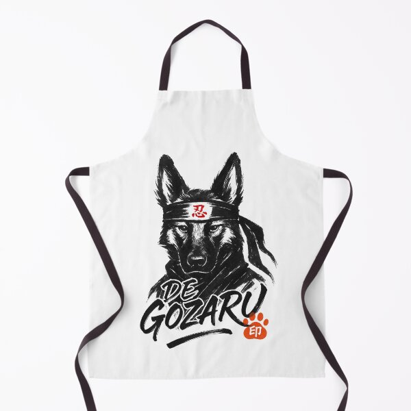 Item preview, Sumi-e Ninja German Shepherd | Japanese Ink Brush Wolfdog | Type A designed and sold by koyuki-works.