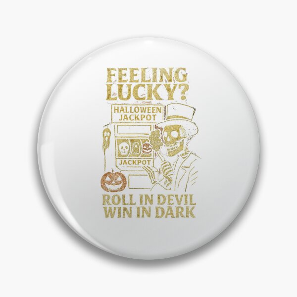 Item preview, Halloween Jackpot – Skeleton Slot Machine - Feeling Lucky? – Spooky Casino Poster Halloween Classic T-Shirt designed and sold by inkfluenceart.