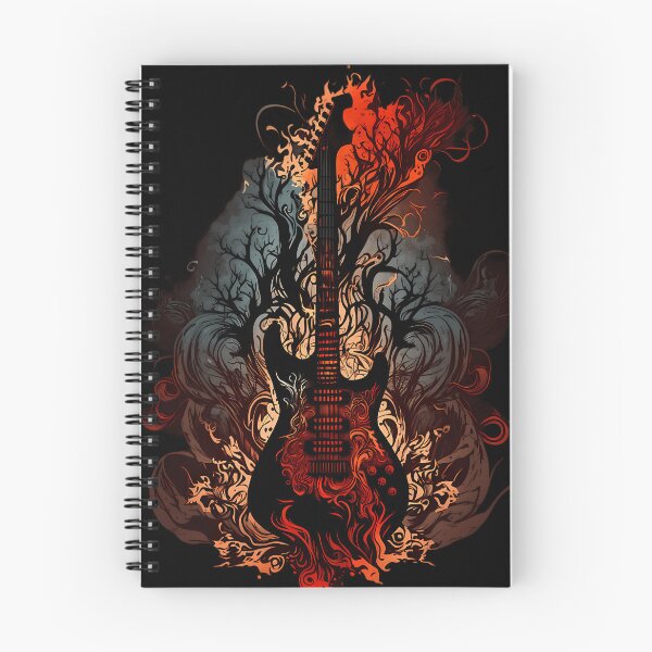 Item preview,  Electric Guitar Band Red Flames designed and sold by AnssiHuopainen.