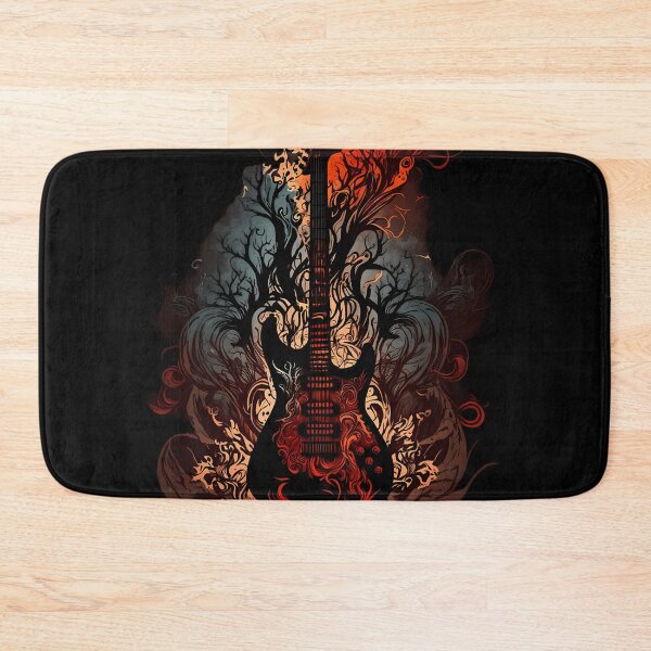 Item preview,  Electric Guitar Band Red Flames designed and sold by AnssiHuopainen.