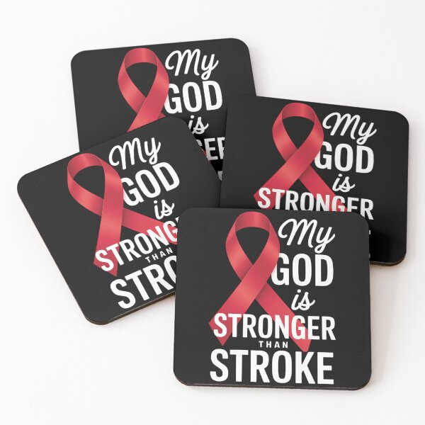 Item preview, Stroke Support Ribbon Cute Jesus Faith designed and sold by CookWorldLaughs.