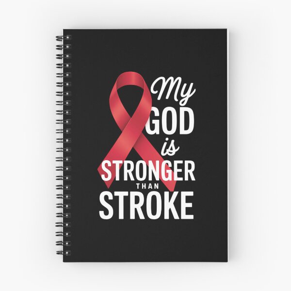 Item preview, Stroke Support Ribbon Cute Jesus Faith designed and sold by CookWorldLaughs.