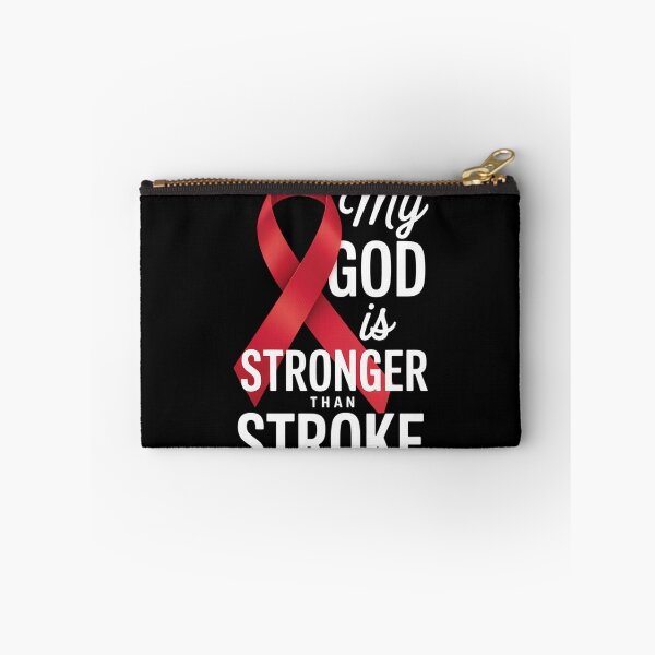 Item preview, Stroke Support Ribbon Cute Jesus Faith designed and sold by CookWorldLaughs.