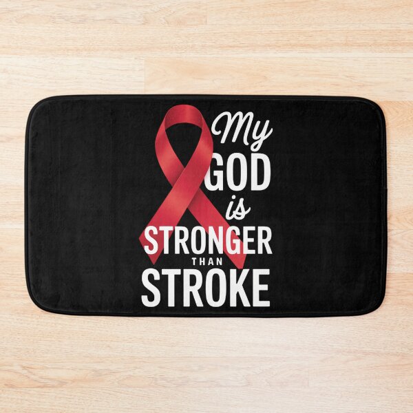 Item preview, Stroke Support Ribbon Cute Jesus Faith designed and sold by CookWorldLaughs.