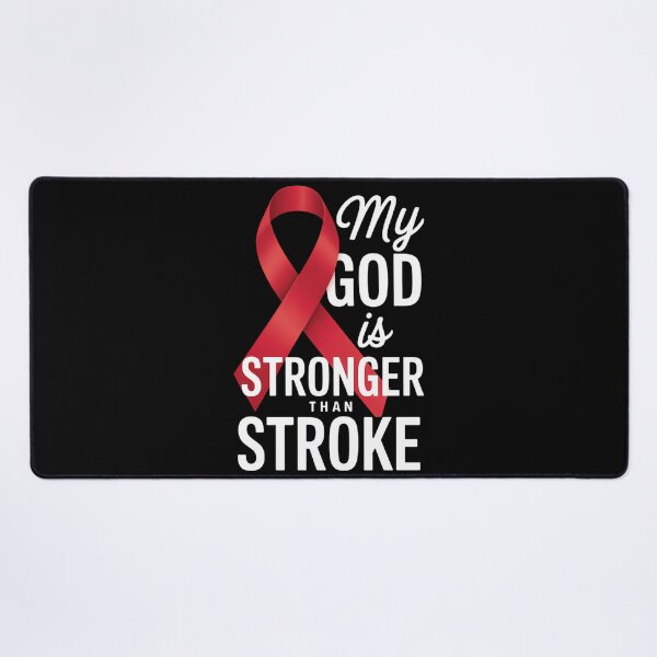 Item preview, Stroke Support Ribbon Cute Jesus Faith designed and sold by CookWorldLaughs.