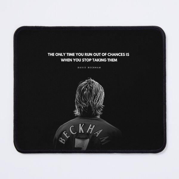 Item preview, David Beckham Motivational Quote Portrait designed and sold by SuccessInsanity.