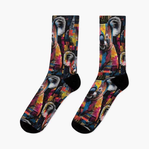 Item preview, Save the Australian Koalas - Vibrant Patchwork Portrait Highlighting Endangered Wildlife designed and sold by OlfactoART Studio.