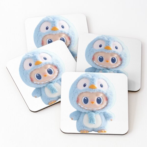 Item preview, Lapopo wearing a blue penguin costume designed and sold by AesthinkArt.