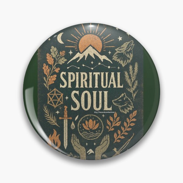 Item preview, Spiritual Soul – Masculine Mystic Design in Charcoal & Copper For Men designed and sold by HealerMoonHuntressDesigns.