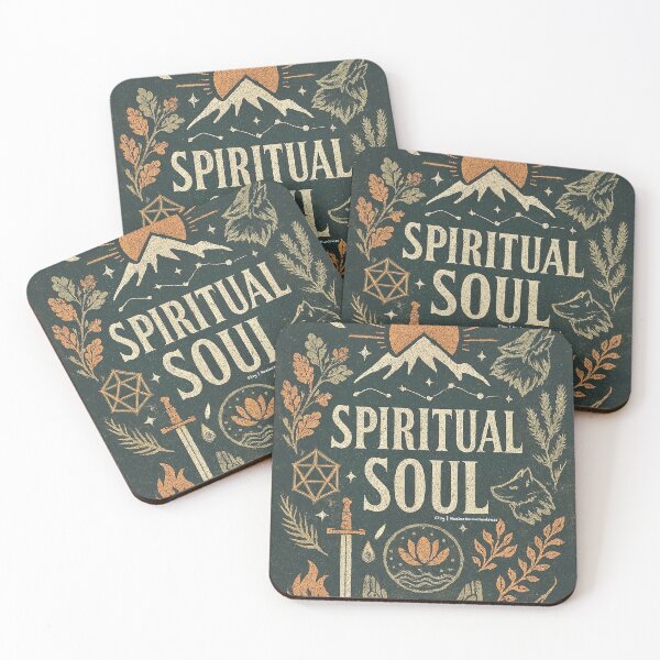 Item preview, Spiritual Soul – Masculine Mystic Design in Charcoal & Copper For Men designed and sold by HealerMoonHuntressDesigns.