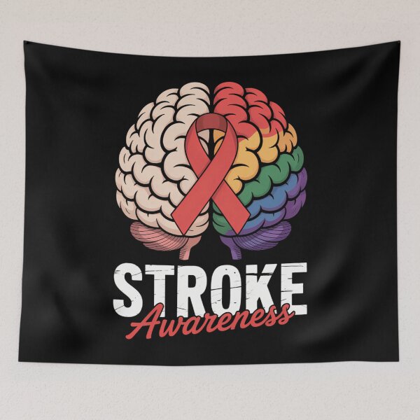 Item preview, Stroke Survivor Ribbon Stroke Awareness designed and sold by CookWorldLaughs.