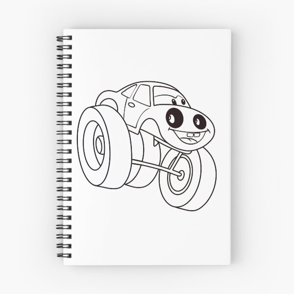 Item preview, Color your own Monster truck designed and sold by ColouringCloset.