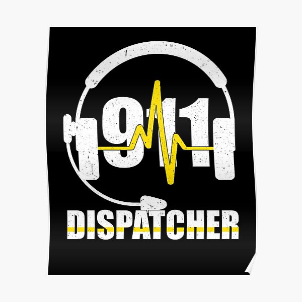 911 Dispatcher Wall Art | Redbubble