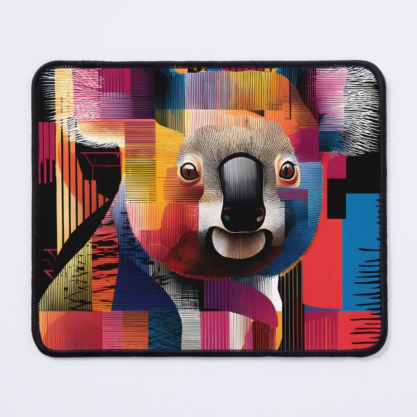 Item preview, Endangered Koalas Rise - Striking Colorful Design Celebrating Australia's Wildlife designed and sold by OlfactoART Studio.