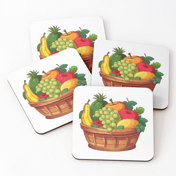 Item preview, Fruit Bounty Woven Basket designed and sold by New-School-Wave.