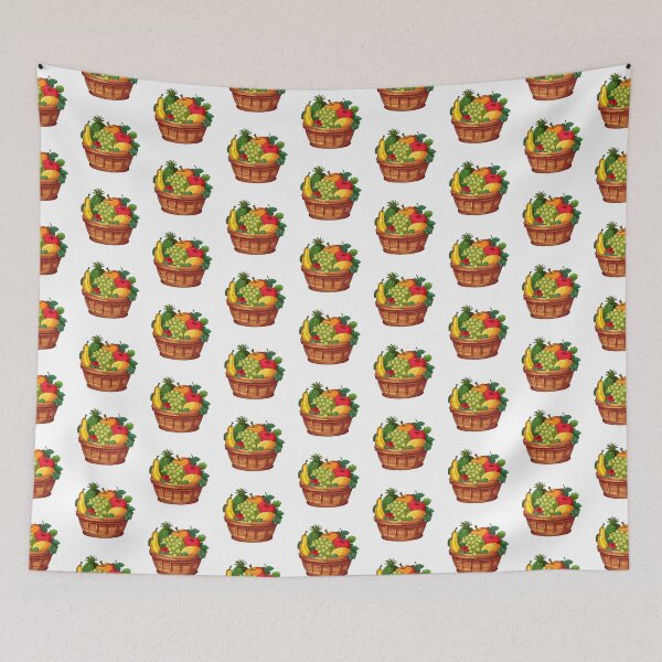 Item preview, Fruit Bounty Woven Basket designed and sold by New-School-Wave.