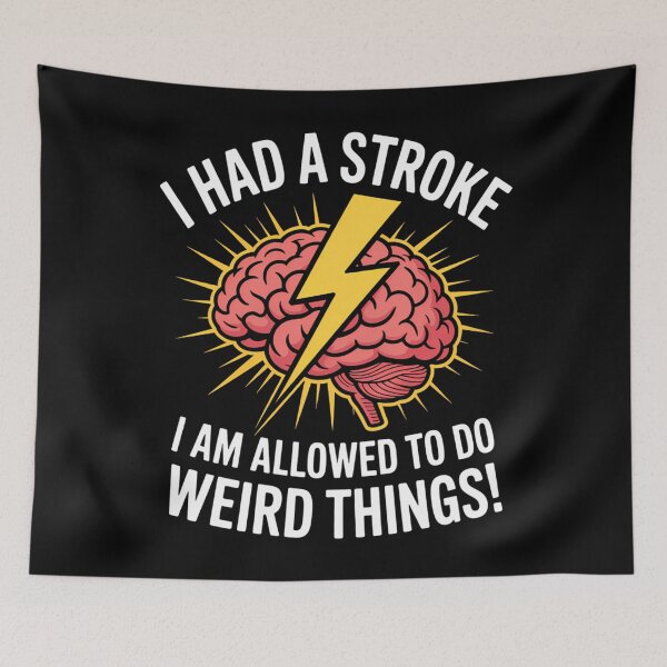 Item preview, Stroke Survivor Stroke Awareness Joke designed and sold by CookWorldLaughs.