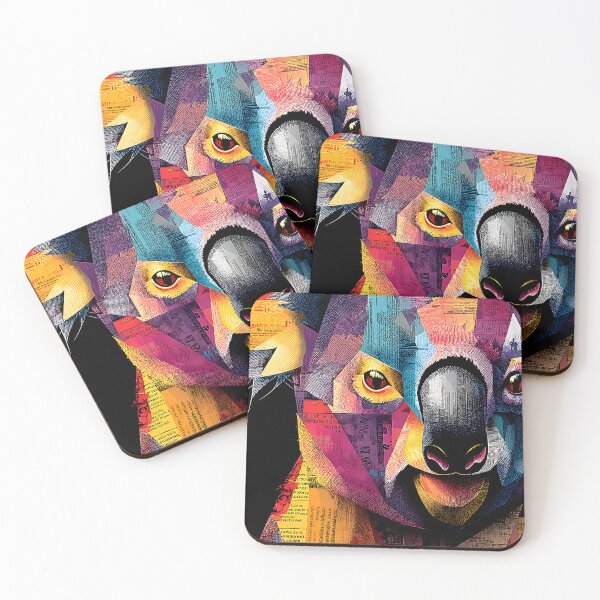Item preview, Protect the Koala Habitat - Dynamic Modern Artwork Celebrating Endangered Wildlife designed and sold by OlfactoART Studio.