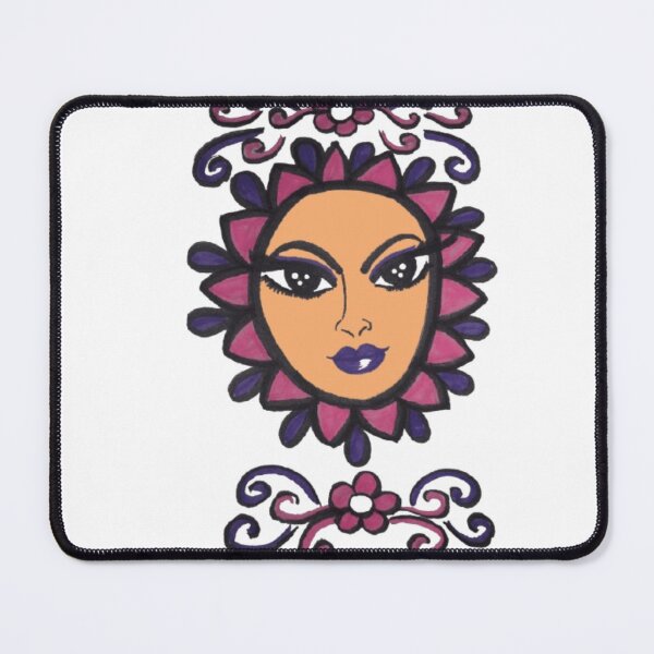Item preview, Mystic Sun Goddess – Feminine Floral Celestial Art designed and sold by BulletKitty82.