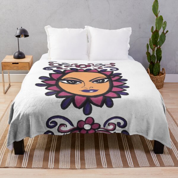Item preview, Mystic Sun Goddess – Feminine Floral Celestial Art designed and sold by BulletKitty82.