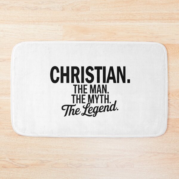 Item preview, Christian Name Christian The Man The Myth The legend designed and sold by Watsonarts.