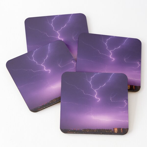 Item preview, Urban Tempest - Awe-Inspiring Thunderstorm Illuminates the Night designed and sold by Luminari Creations.
