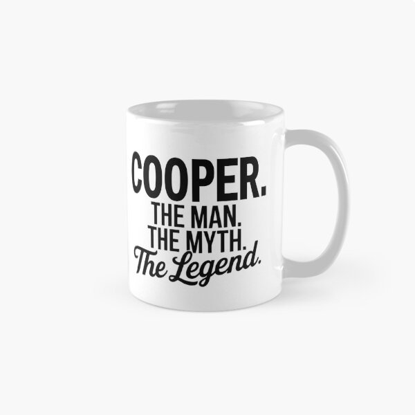 Item preview, Cooper Name Cooper The Man The Myth The legend designed and sold by Watsonarts.