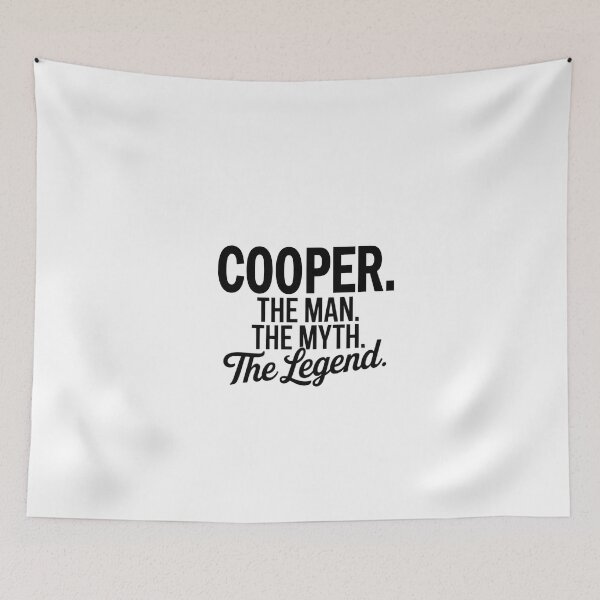 Item preview, Cooper Name Cooper The Man The Myth The legend designed and sold by Watsonarts.