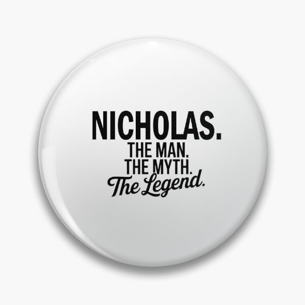 Item preview, Nicolás Nombre Nicolás El Hombre El Mito La leyenda designed and sold by Watsonarts.