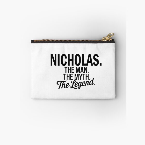 Item preview, Nicholas Name Nicholas The Man The Myth The legend designed and sold by Watsonarts.