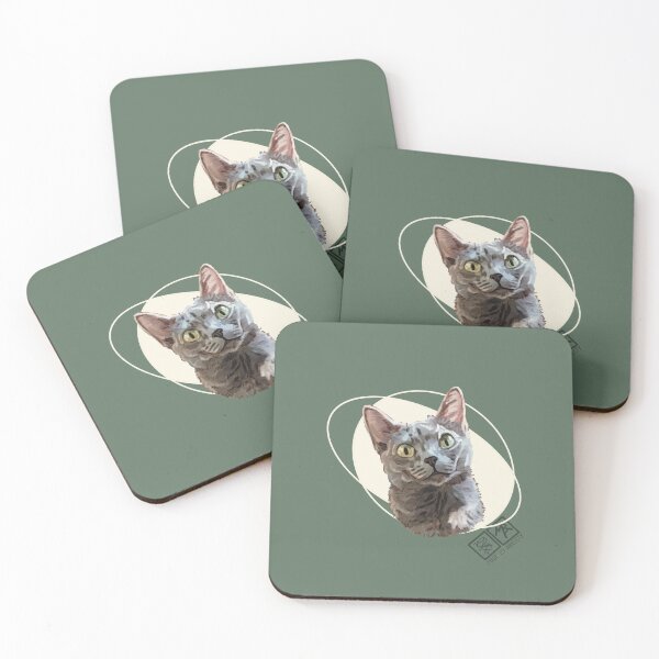 Item preview, Suki the Brave: Muted Tortie Cat & Her Miracle Kittens designed and sold by Made-by-Anxiety.